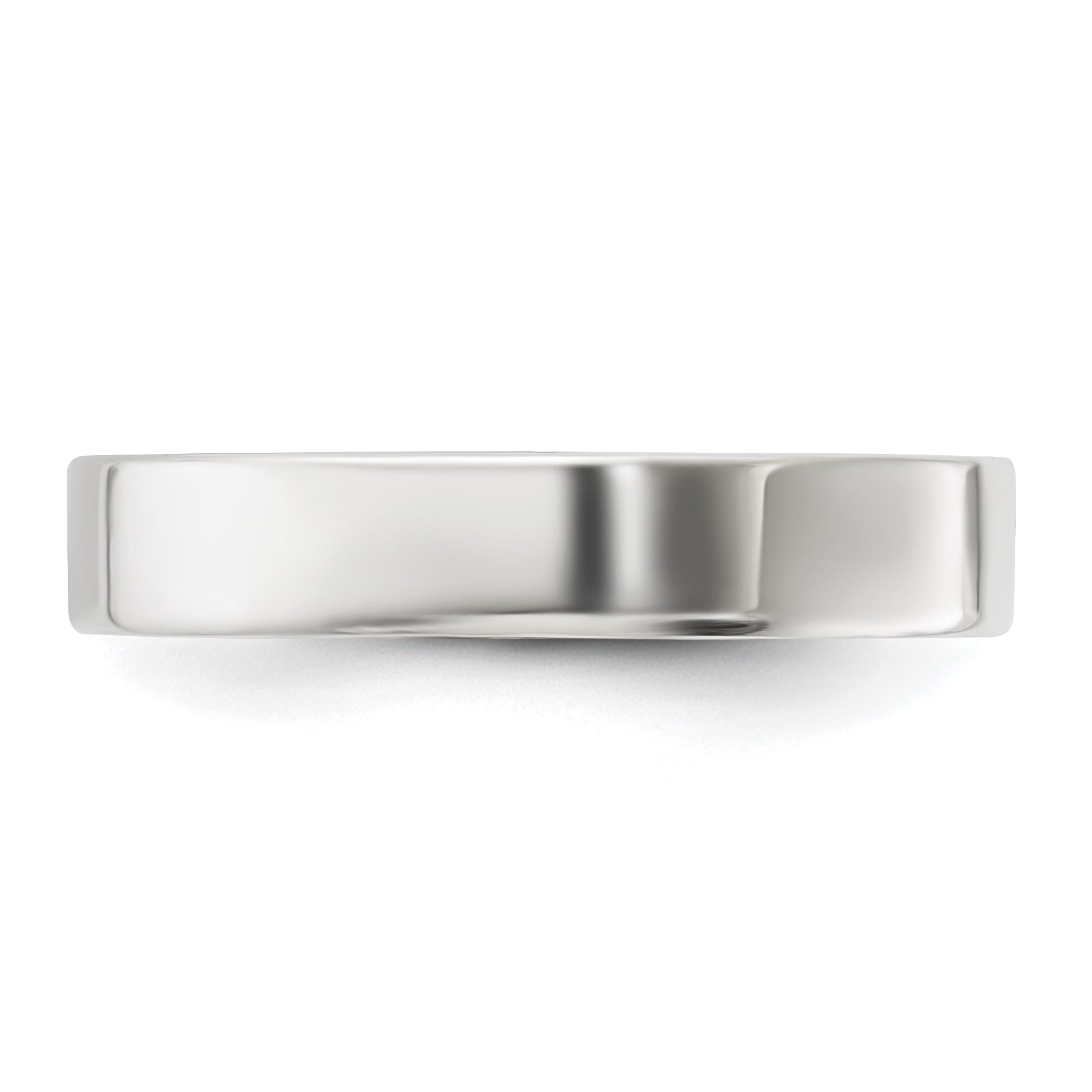 Sterlingsilber 4mm Leicht Flach Größe 4 Ring