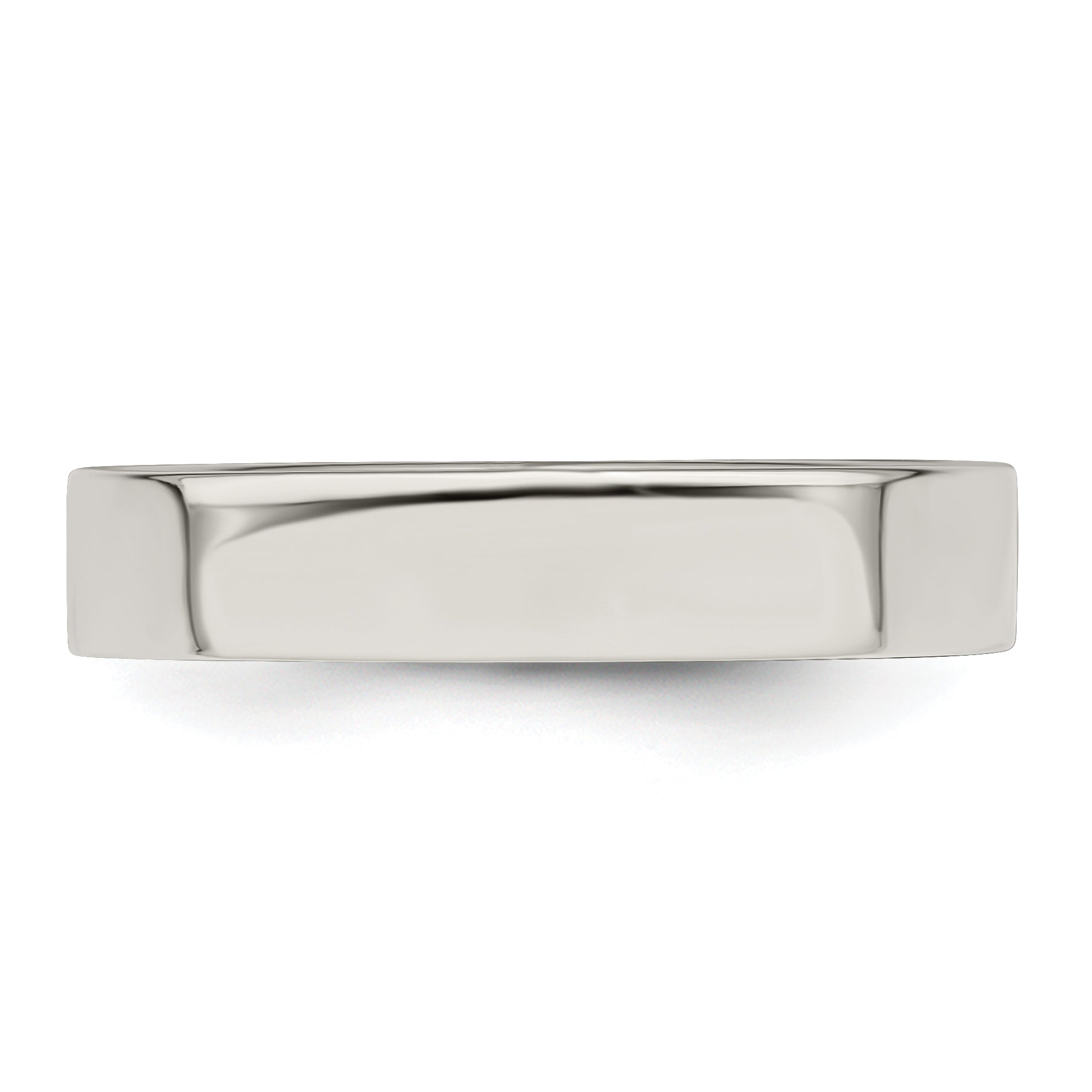 Sterlingsilber 4mm Leicht Flach Größe 4 Ring