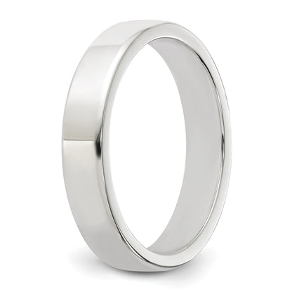 Sterlingsilber 4mm Leicht Flach Größe 4 Ring