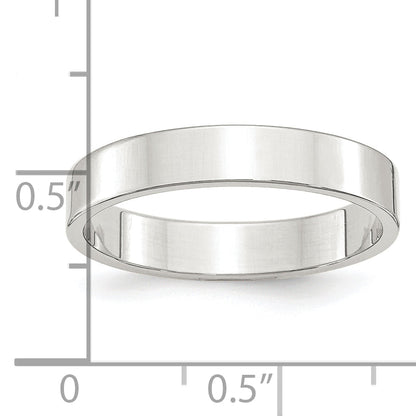 Sterlingsilber 4mm Leicht Flach Größe 4 Ring