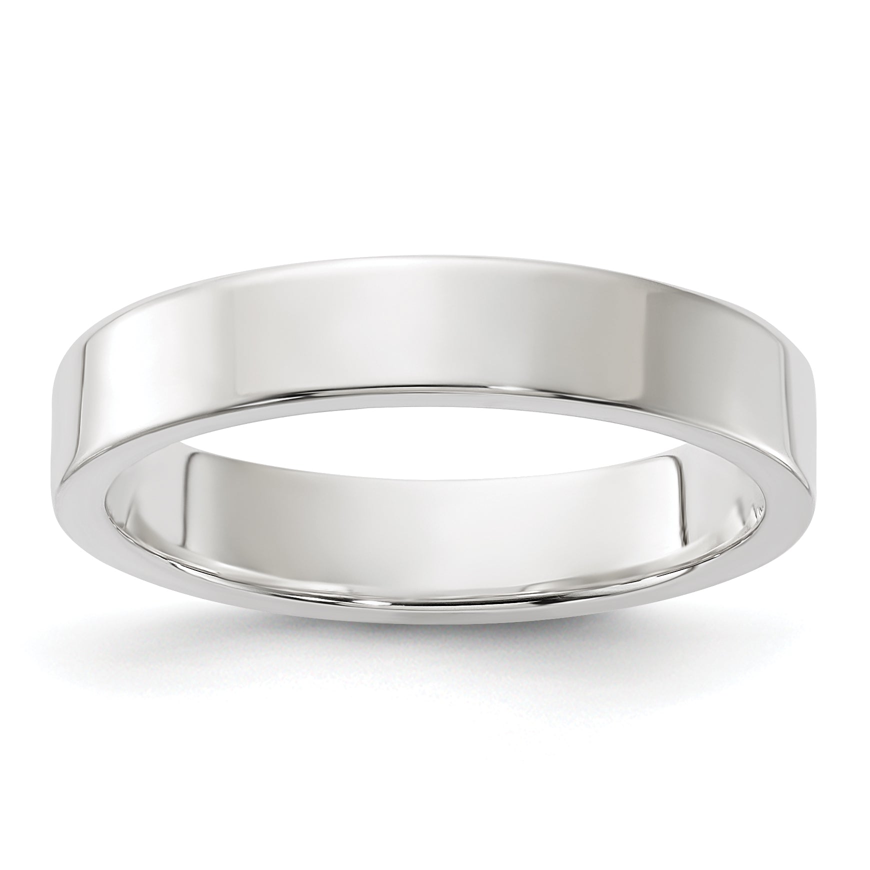 Sterlingsilber 4mm Leicht Flach Größe 4 Ring