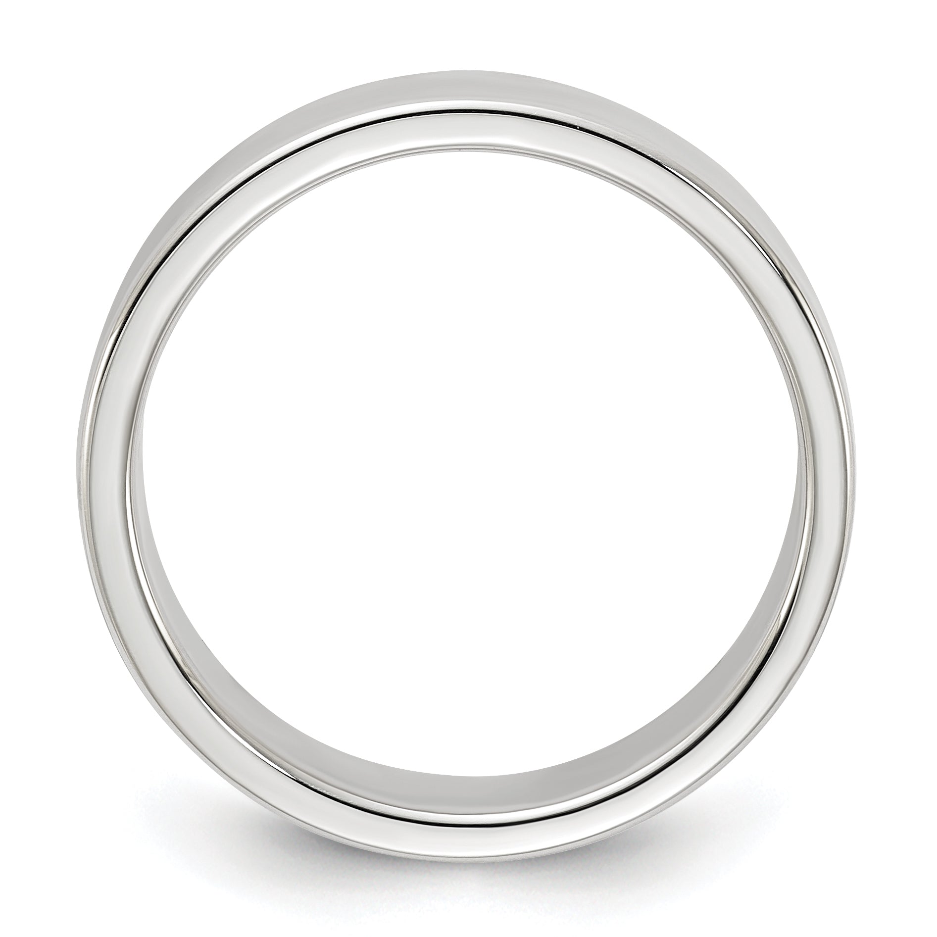 Sterlingsilber 5mm Leicht Flach Größe 4 Ring