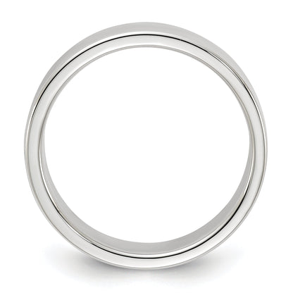Sterlingsilber 5mm Leicht Flach Größe 4 Ring