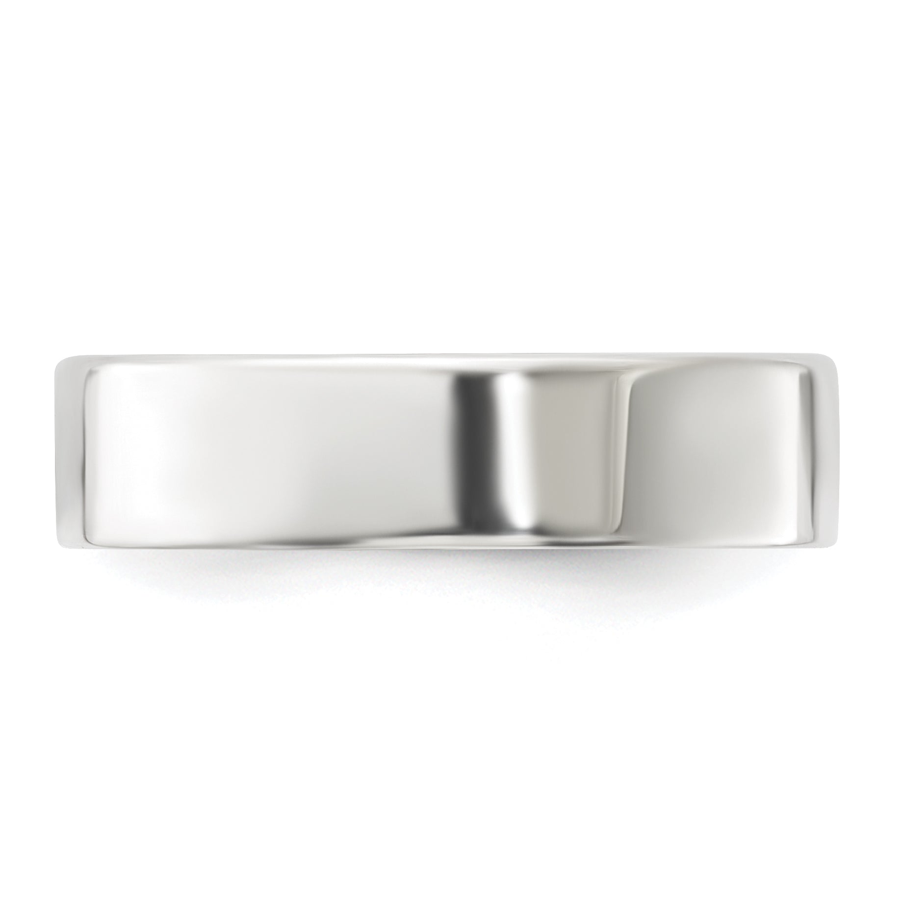 Sterlingsilber 5mm Leicht Flach Größe 4 Ring