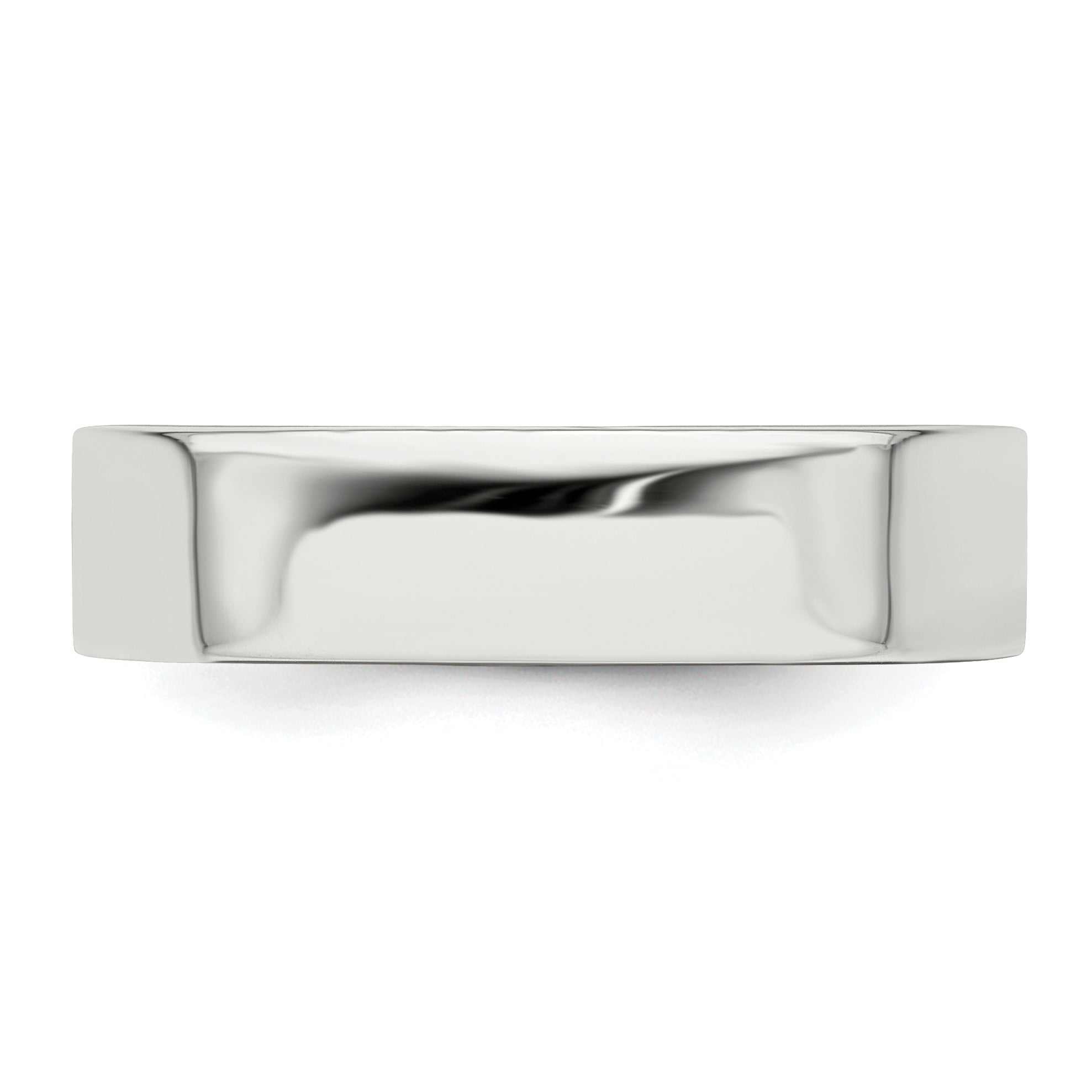 Sterlingsilber 5mm Leicht Flach Größe 4 Ring