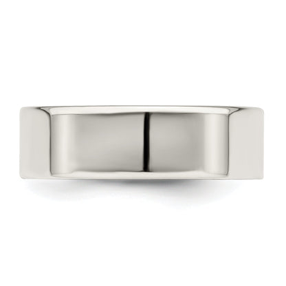 Sterlingsilber 6mm Leicht Flach Größe 4 Ring