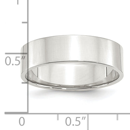Sterlingsilber 6mm Leicht Flach Größe 4 Ring