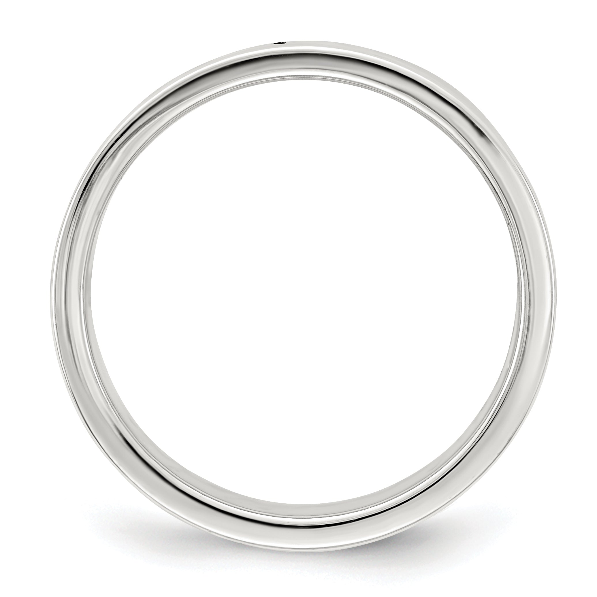 Sterlingsilber 7mm Leicht Flach Größe 4 Ring