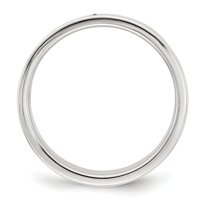 Sterlingsilber 7mm Leicht Flach Größe 4 Ring