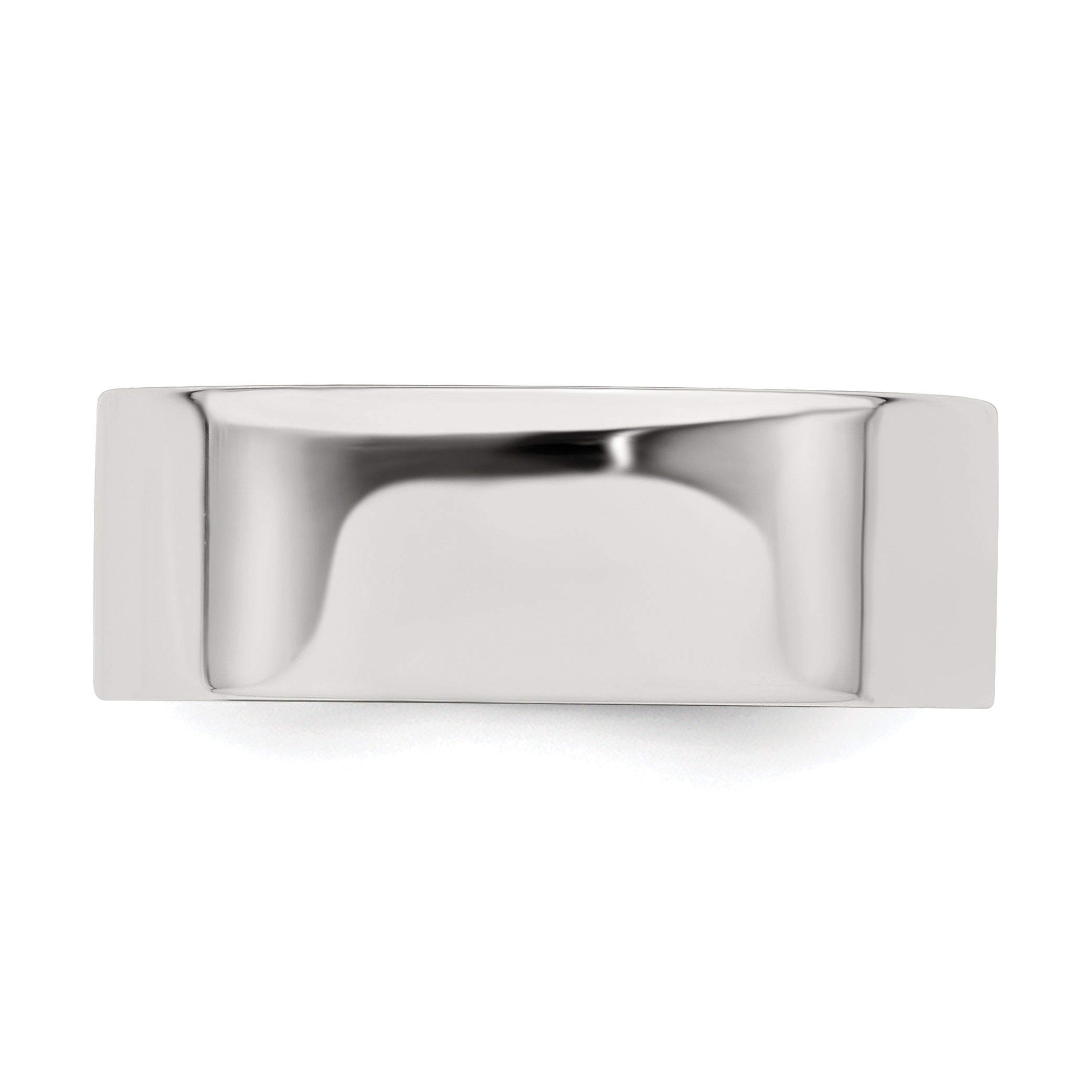 Sterlingsilber 7mm Leicht Flach Größe 4 Ring
