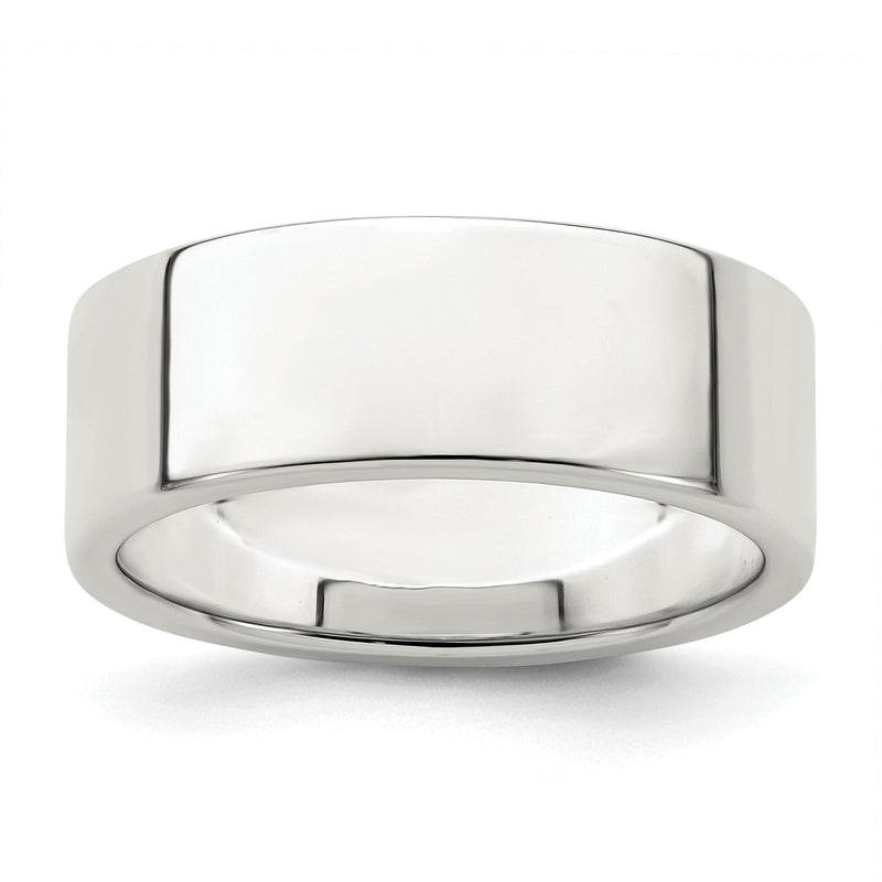 Sterlingsilber 7mm Leicht Flach Größe 4 Ring