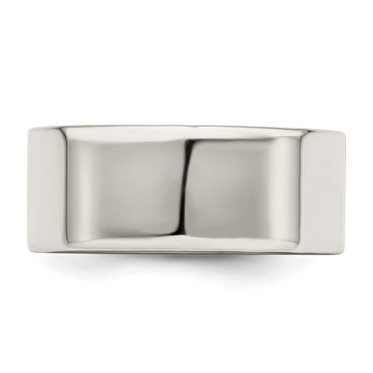 Sterlingsilber 8mm Leicht Flach Größe 4 Ring