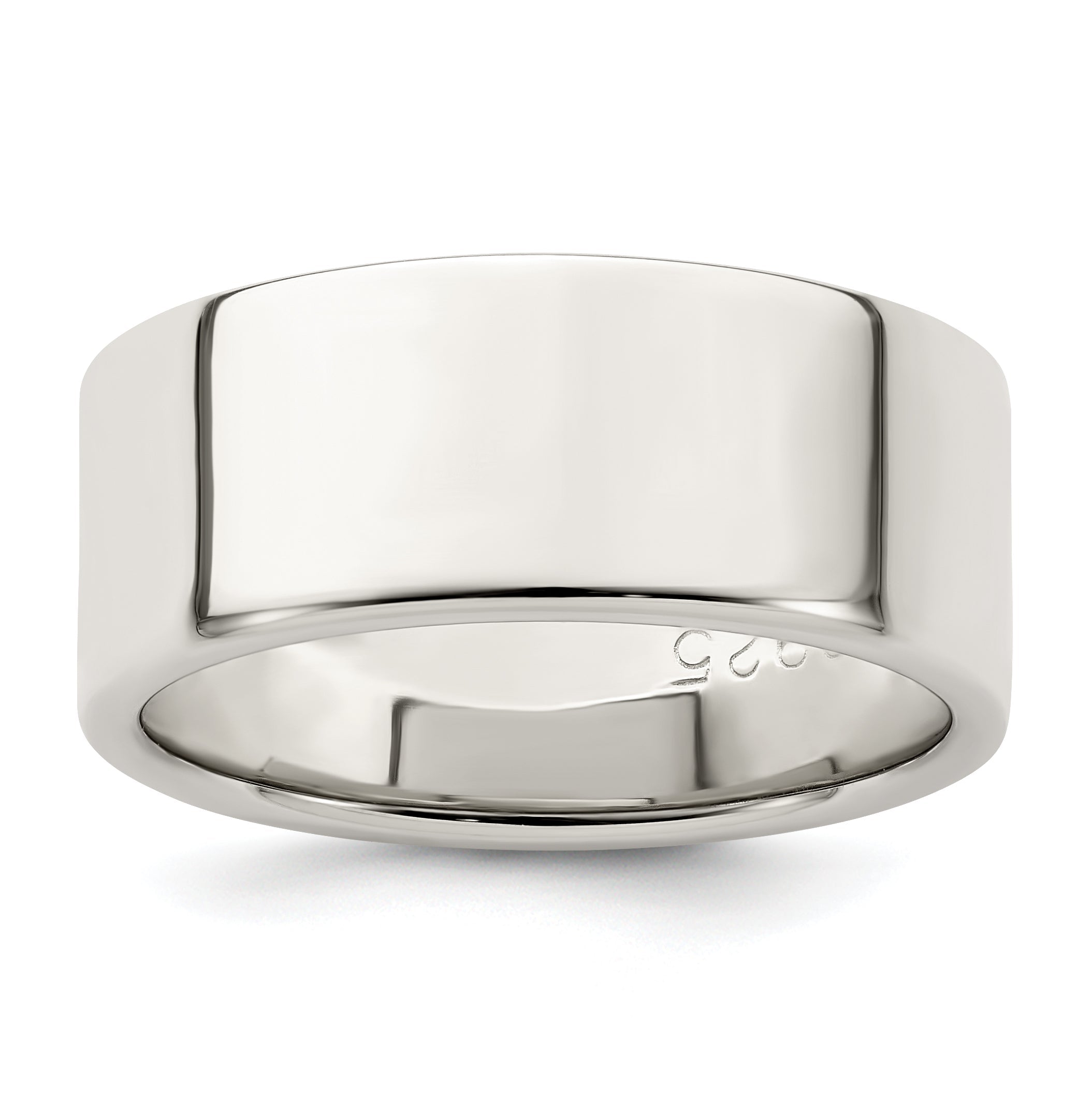 Sterlingsilber 8mm Leicht Flach Größe 4 Ring