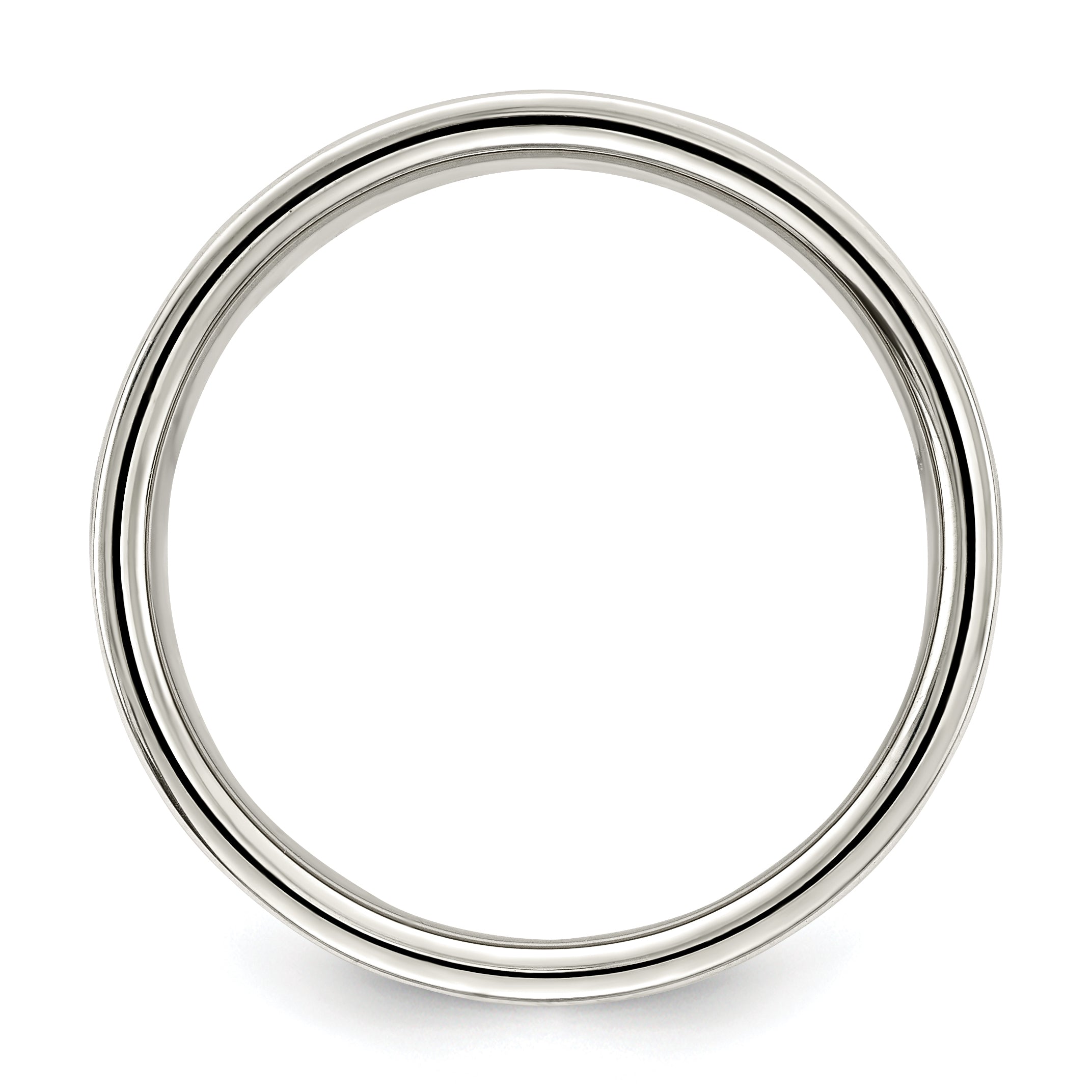 Sterlingsilber 9mm Leicht Flach Größe 4 Ring