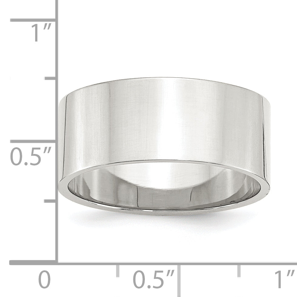 Sterlingsilber 9mm Leicht Flach Größe 4 Ring