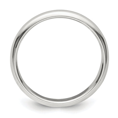 Sterlingsilber 3mm Halb Rund Größe 4 Ring