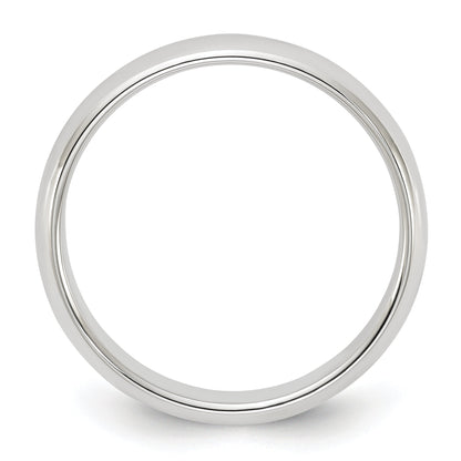 Sterlingsilber 4mm Halb Rund Größe 4 Ring