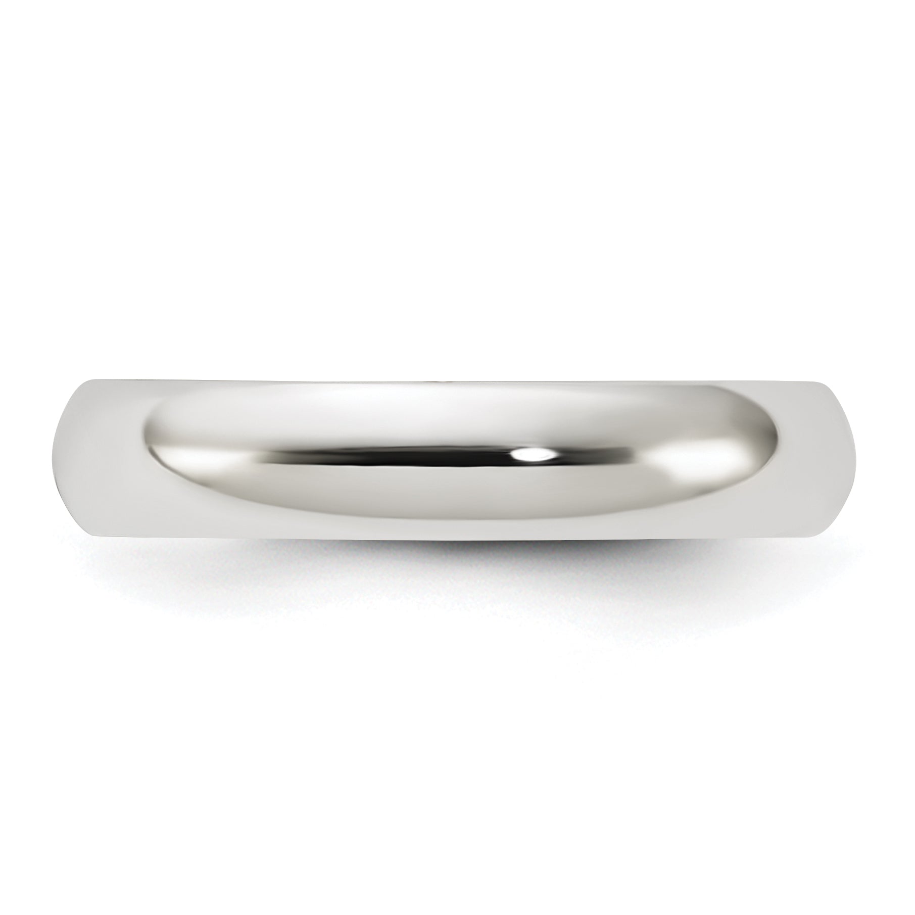 Sterlingsilber 4mm Halb Rund Größe 4 Ring