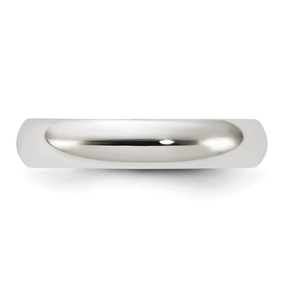 Sterlingsilber 4mm Halb Rund Größe 4 Ring