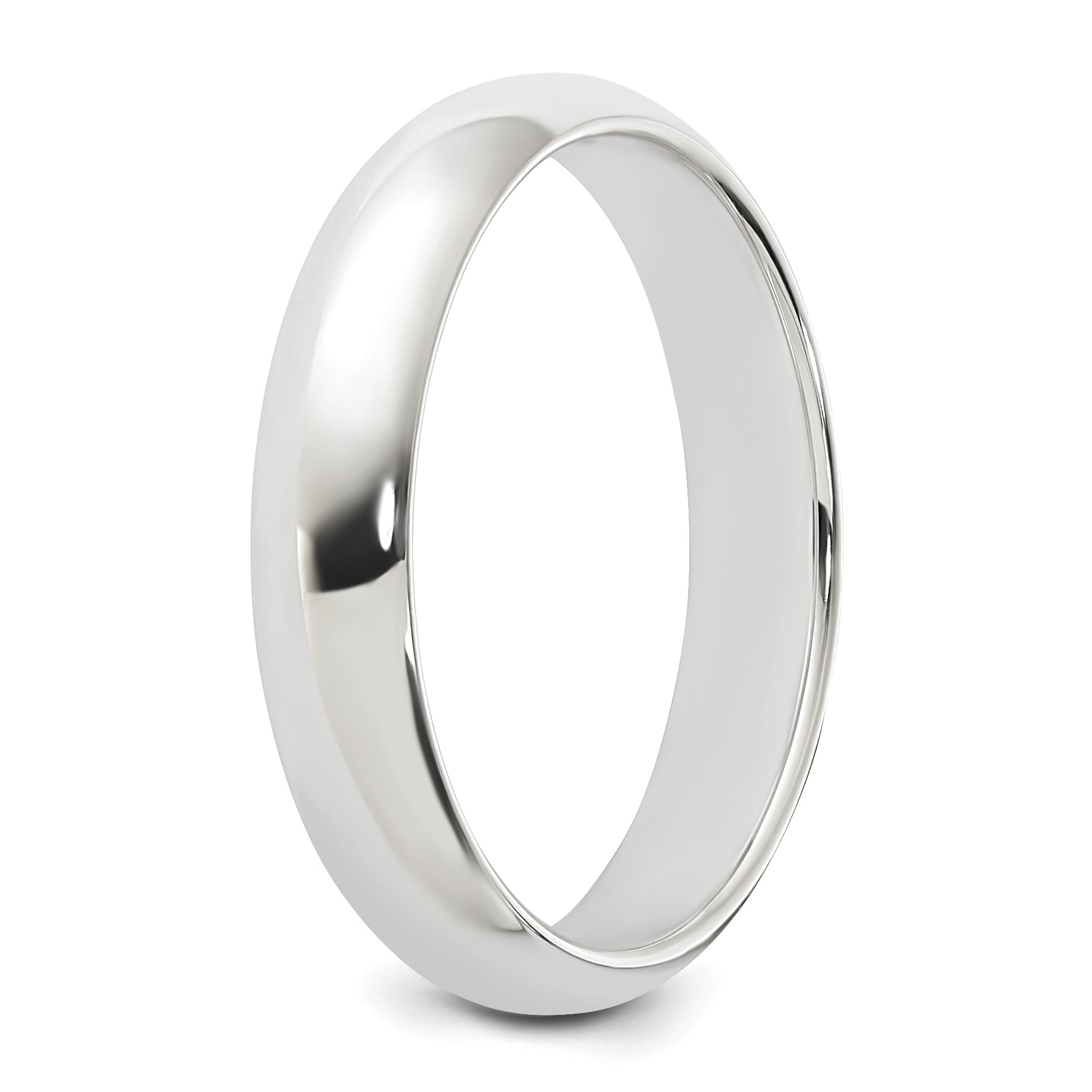 Sterlingsilber 4mm Halb Rund Größe 4 Ring