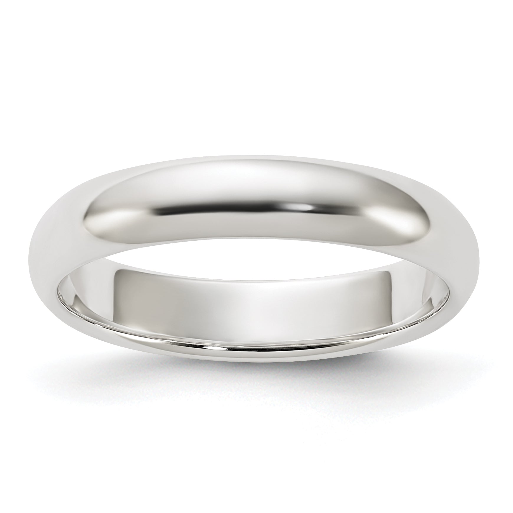 Sterlingsilber 4mm Halb Rund Größe 4 Ring