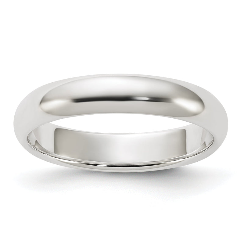 Sterlingsilber 4mm Halb Rund Größe 4 Ring