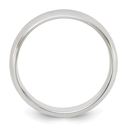 Sterlingsilber 5mm Halb Rund Größe 4 Ring