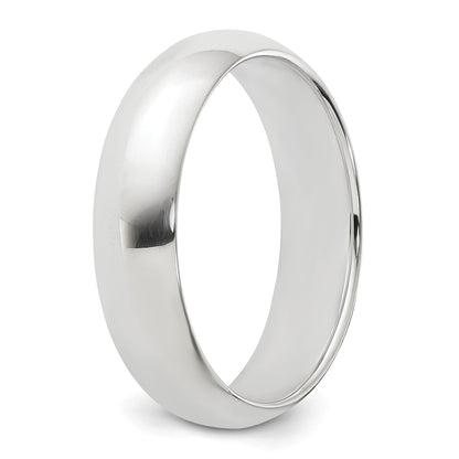 Sterlingsilber 5mm Halb Rund Größe 4 Ring