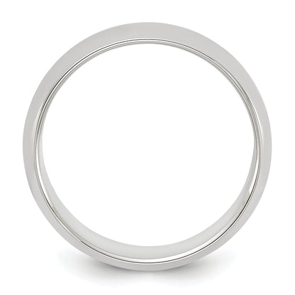 Sterlingsilber 6mm Halb Rund Größe 4 Ring