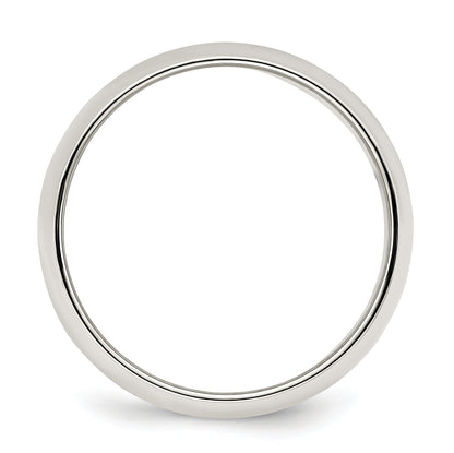 Sterlingsilber 7mm Halb Rund Größe 4 Ring