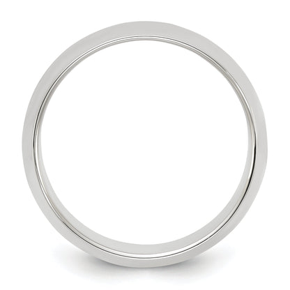 Sterlingsilber 8mm Halb Rund Größe 4 Ring