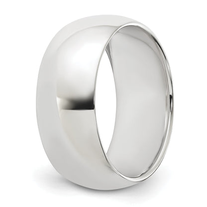 Sterlingsilber 8mm Halb Rund Größe 4 Ring