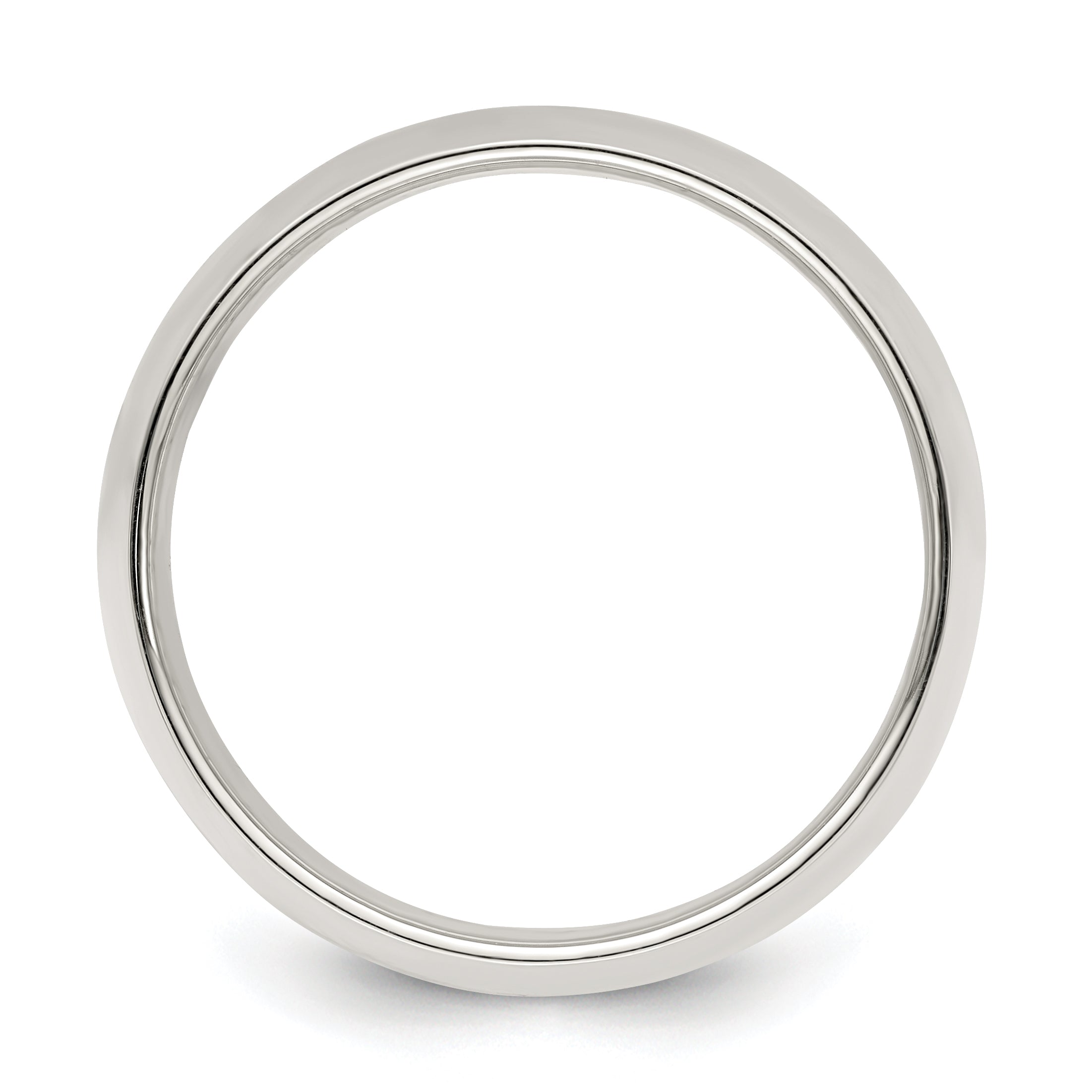 Sterlingsilber 9mm Halb Rund Größe 4 Ring
