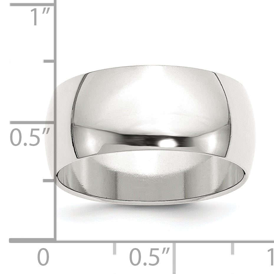 Sterlingsilber 9mm Halb Rund Größe 4 Ring