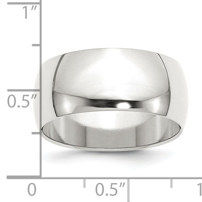 Sterlingsilber 9mm Halb Rund Größe 4 Ring