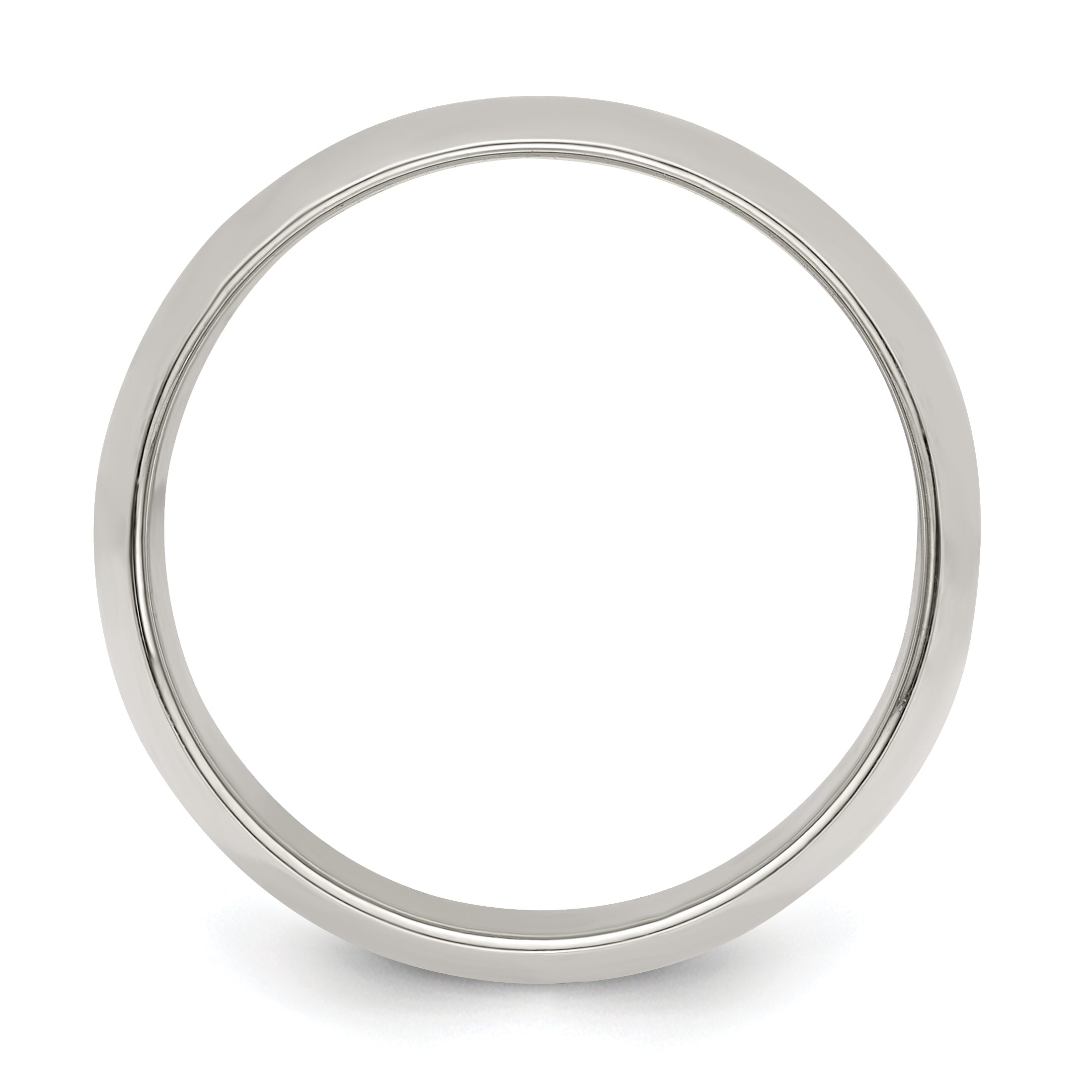 Sterlingsilber 10mm Halb Rund Größe 4 Ring