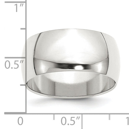 Sterlingsilber 10mm Halb Rund Größe 4 Ring