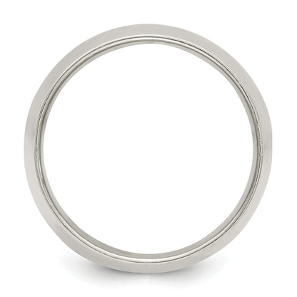 Sterlingsilber 12mm Halb Rund Größe 4 Ring