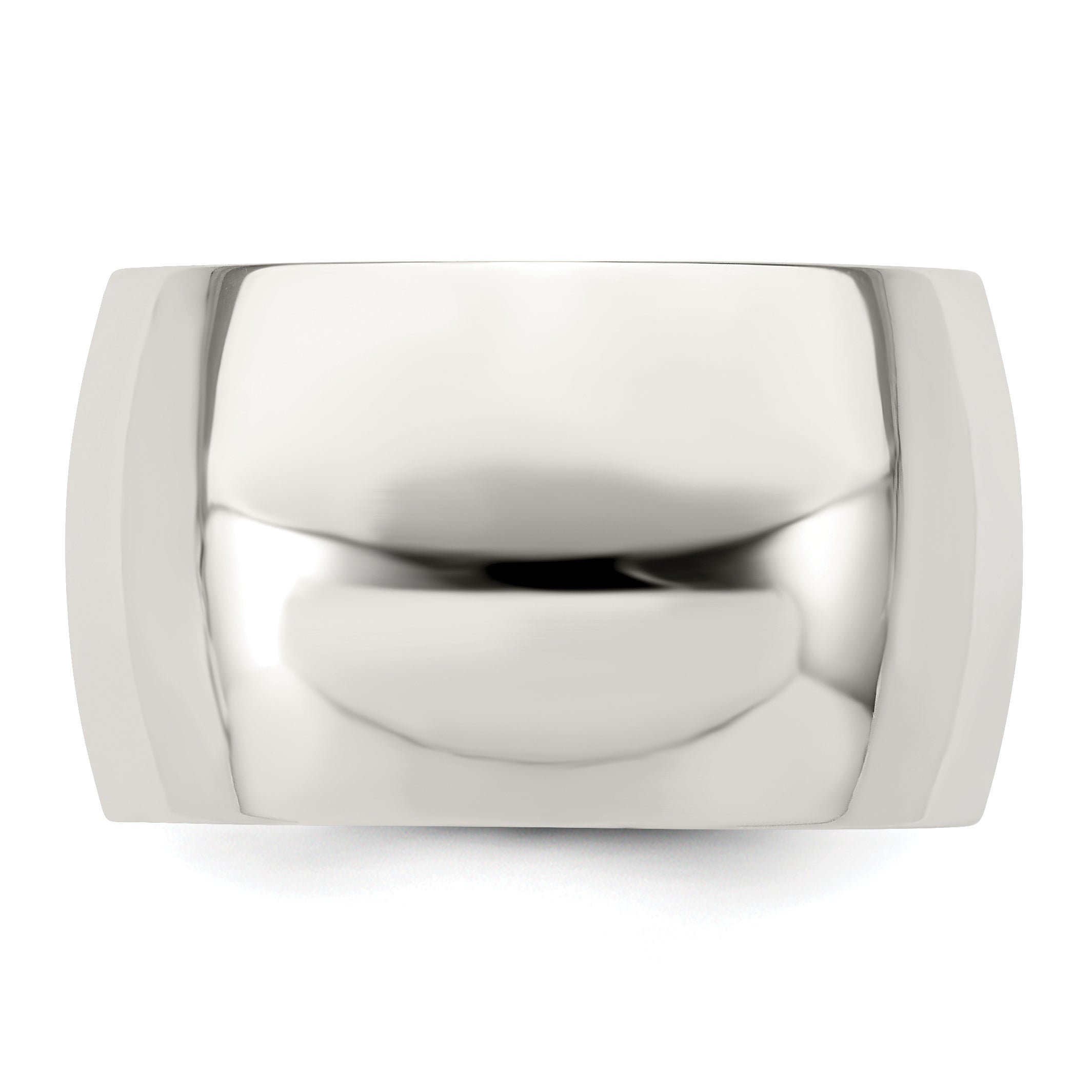 Sterlingsilber 12mm Halb Rund Größe 4 Ring