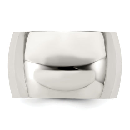 Sterlingsilber 12mm Halb Rund Größe 4 Ring