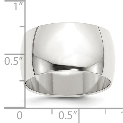 Sterlingsilber 12mm Halb Rund Größe 4 Ring