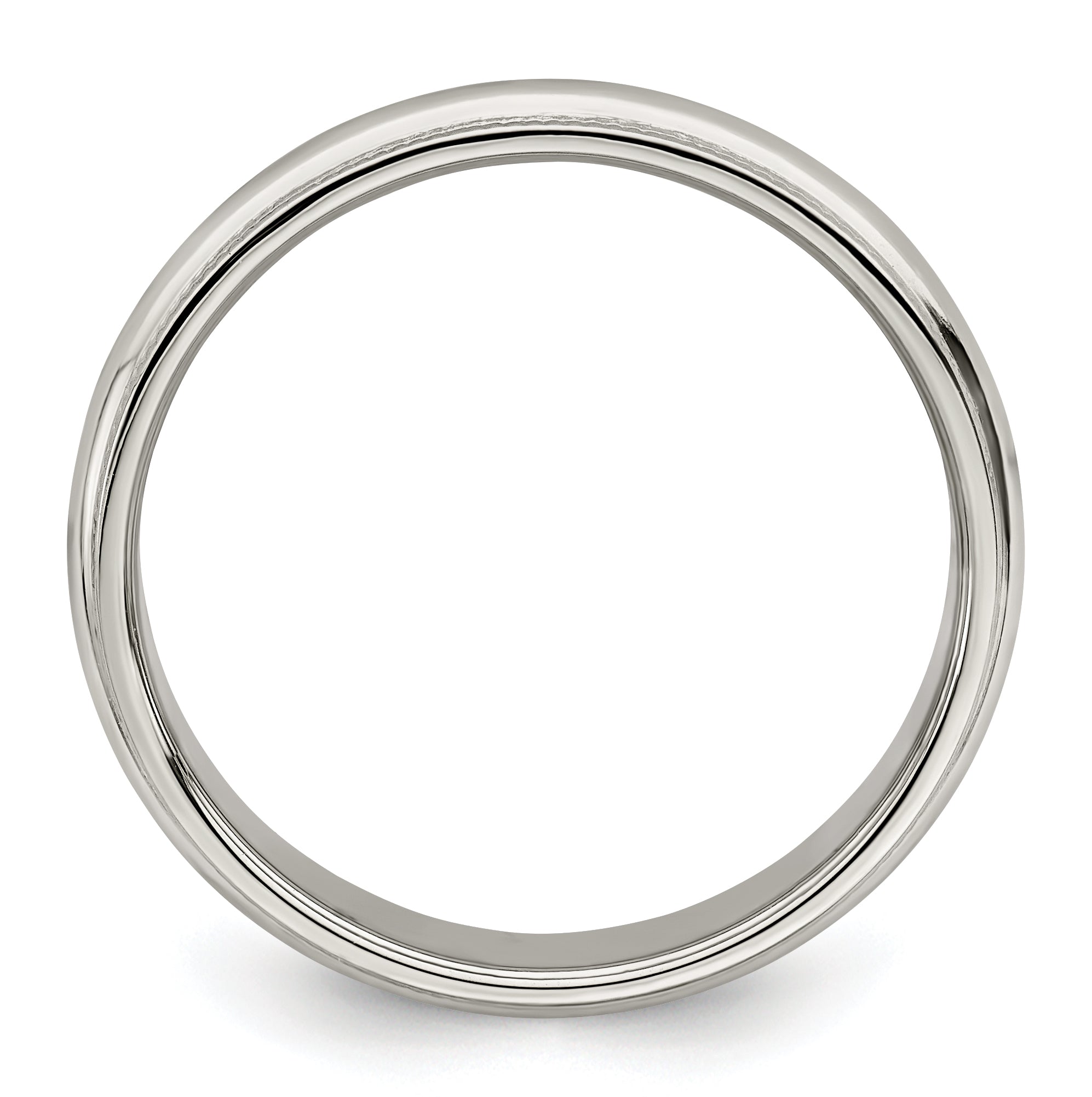 Sterlingsilber 4mm Halb Rund Milgrain Größe 4 Ring