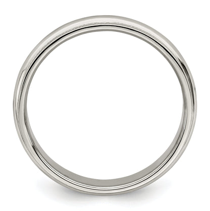 Sterlingsilber 4mm Halb Rund Milgrain Größe 4 Ring