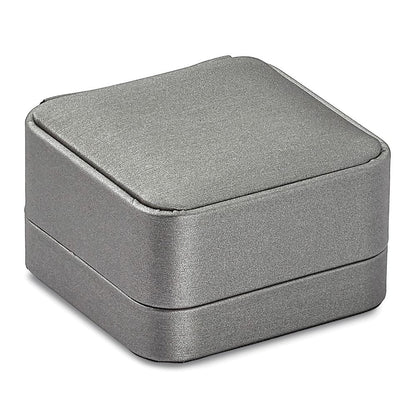 Rhodinierte Ohrhänger aus Sterlingsilber mit gedrehtem Design und Diamanten