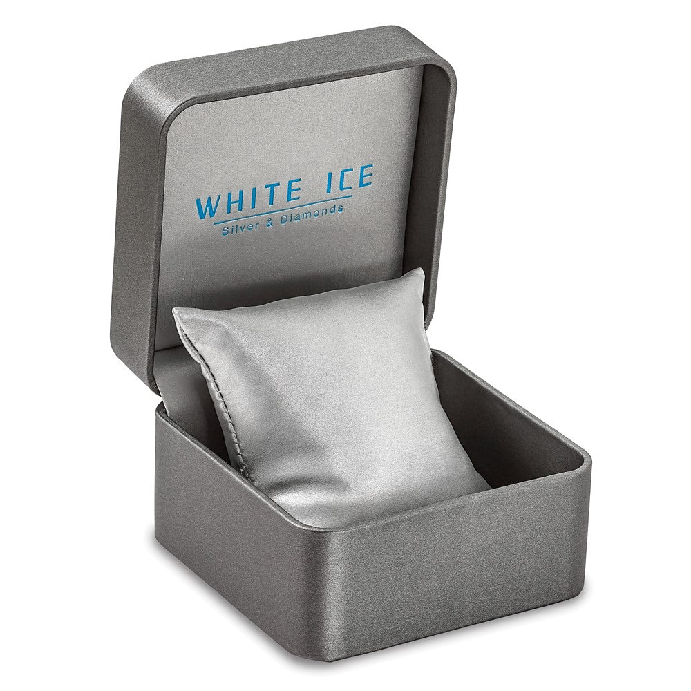 Sterlingsilber Weiß Eis Rhodiniert Diamant Armreif