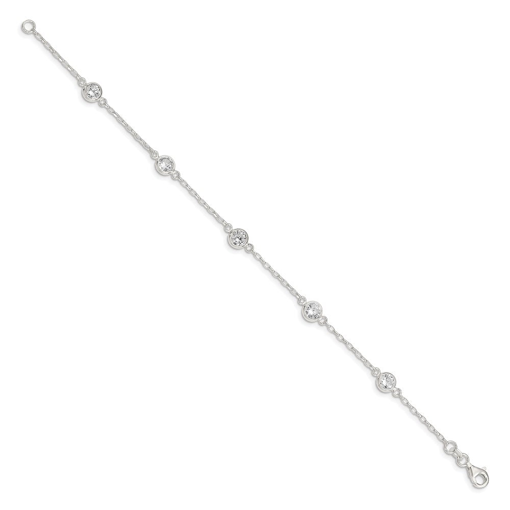 Sterlingsilber Poliert Zirkonia Armband