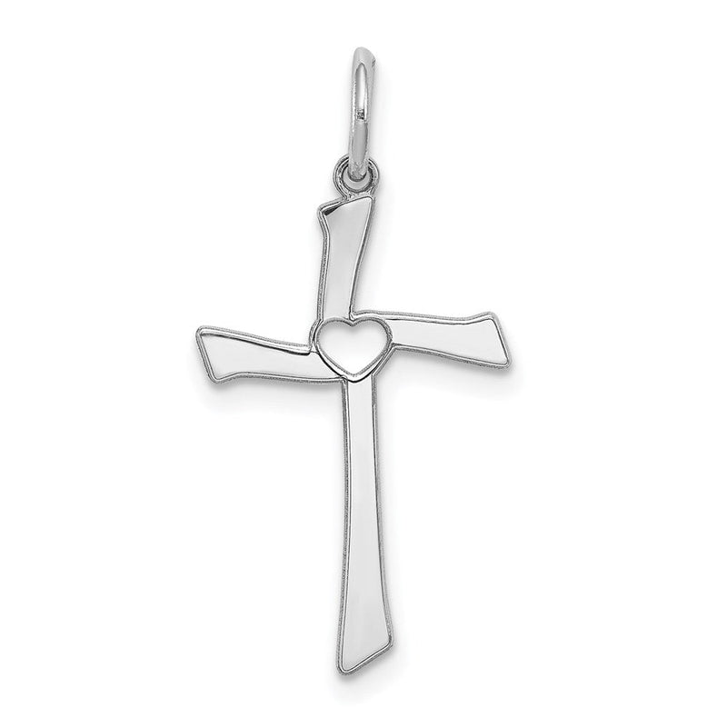 Sterlingsilber Rhodiniert Lasergraviert Kreuz Anhänger