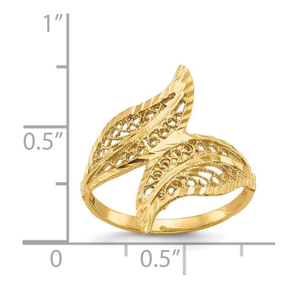14K Gelbgold Filigranring