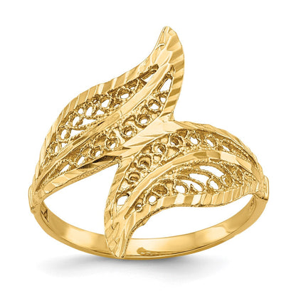 14K Gelbgold Filigranring
