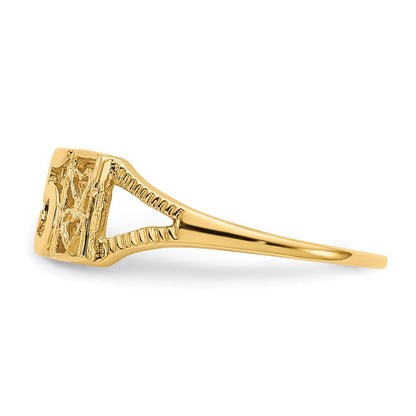 14K Gelbgold Ring, Größe 15